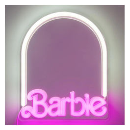 Paladone, Lampada Neon da Muro Specchio Barbie, 27 x 22 x 2 cm, LED