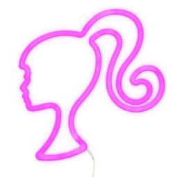Lampada Neon da Muro Barbie