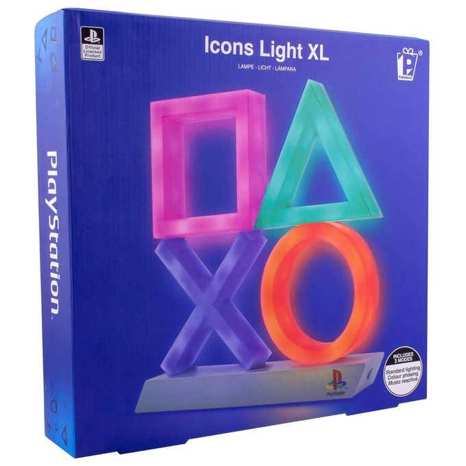 Image of Paladone Lampada Playstation Icons Xl Multicolore