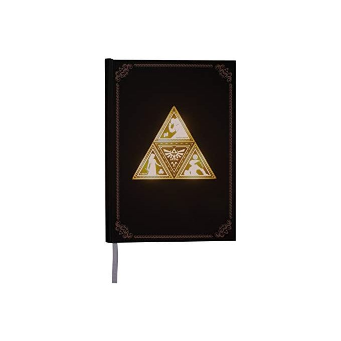 Paladone Nintendo The Legend Of Zelda Triforce Light Up Notebook Quaderno