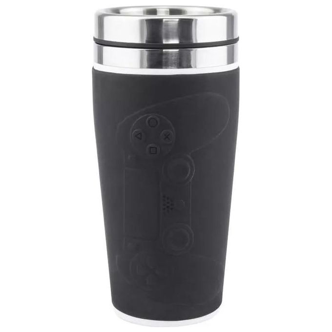 Paladone PP6580PS PlayStation Controller Travel Mug Tazza da Viaggio 415 ml Acciaio Inox colore Nero