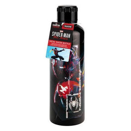 Paladone Products, Borraccia in Metallo, Spider-Man Miles Morales, 500ml, Acciaio Inossidabile