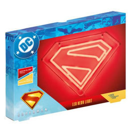 Paladone Products, Lampada Neon Led, Superman, Lampada da Parete, Decorativa