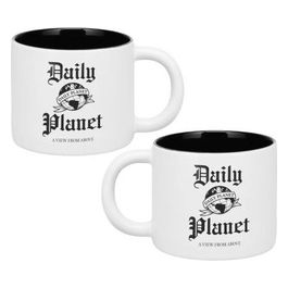 Paladone Products, Tazza Superman Daily Planet, Ceramica, 330ml, Bianco e Nero