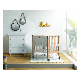Lettino Evolutivo Win Bianco Naturale