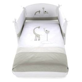 Piumone Lettino Savana Set 3 Pezzi Grigio