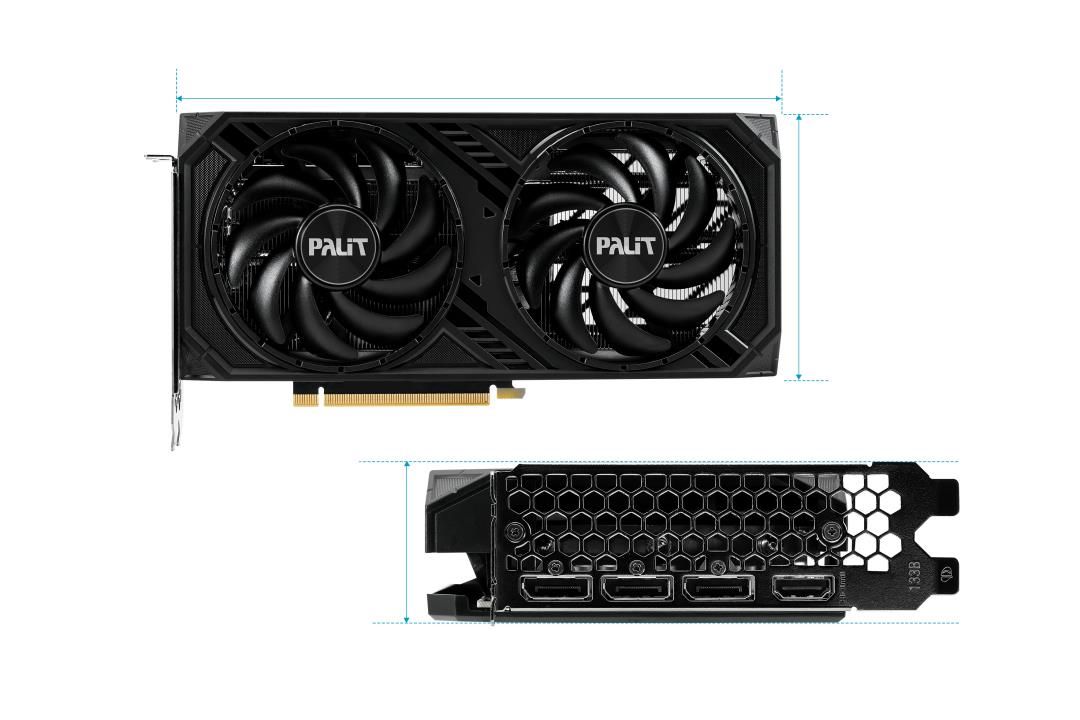 PALIT グラフィックボードrtx4060ti 8gb IAMNUC Scheda grafica Nvidia Palit GeForce RTX 4060 StormX 8GB