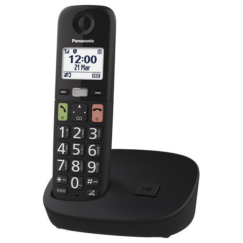 KX-TGU110EXB Cordless Display 1.8'' Vivavoce Tasti Grandi Compatibile con Apparecchi Acustici