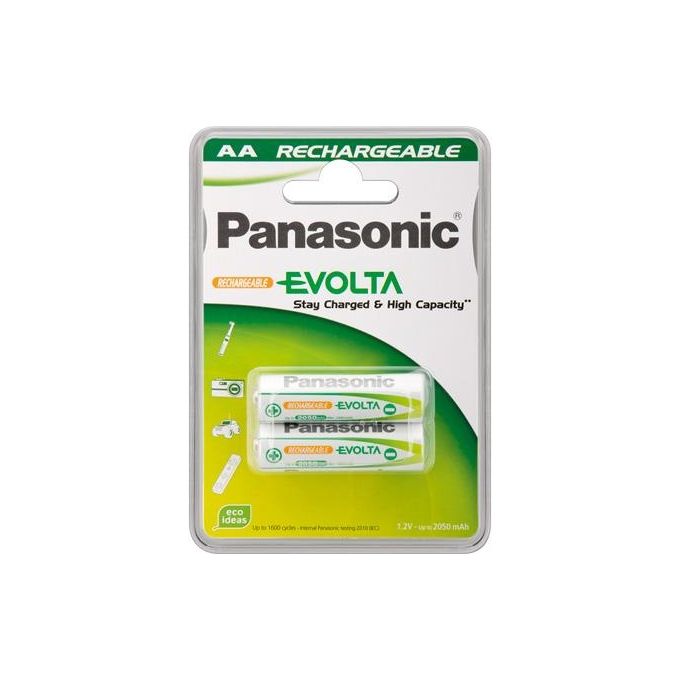 Panasonic 2 Pile Evolta Ricaricabili Stilo AA