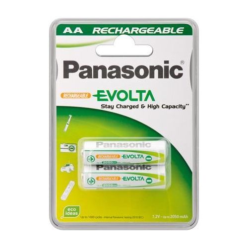 Panasonic 2 Pile Evolta Ricaricabili Stilo AA