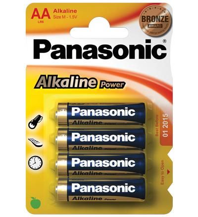 Panasonic 4 Batterie Alkaline