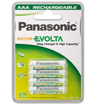 Panasonic 4 Batterie Ricaricabili