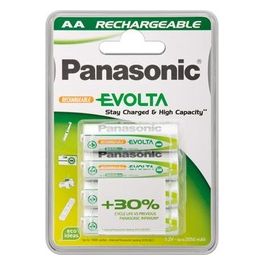 Panasonic 4 Pile Stilo Ricaricabili 1900mAh Evolta