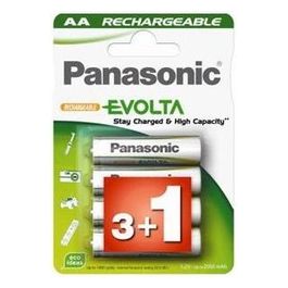 Panasonic 4 Pile Stilo Ricaricabili 1900mAh Evolta