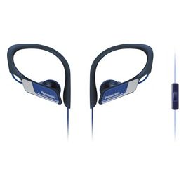 Auricolare Fitness con Microfono Wireless Blu