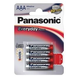 Panasonic batterie alcaline ministilo blister 4 pezzi