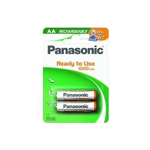 Panasonic Batterie NiMH Mignon AA 1000mAh
