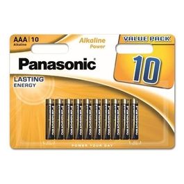 Panasonic Blister 10 Mini Stilo AAA Alkaline Power