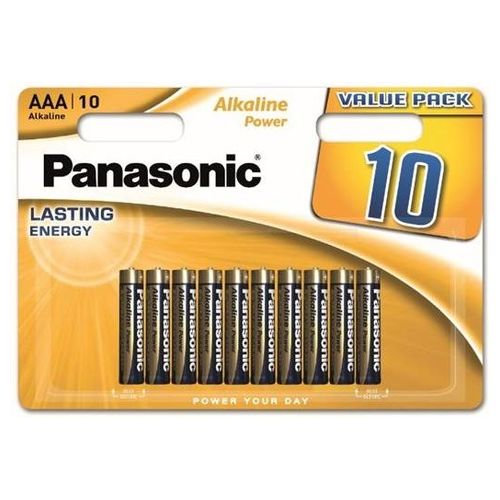 Panasonic Blister 10 Mini Stilo AAA Alkaline Power