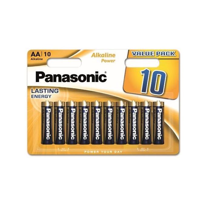 Panasonic Blister 10 Stilo AA Alkaline Power