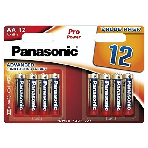 Panasonic Blister da 12 Batterie Stilo Pro Power 1,5v
