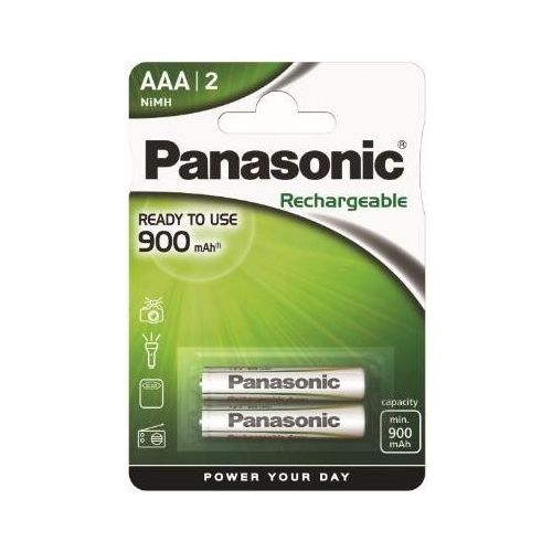 Panasonic Blister 2 Ministilo AAA Ricaricabile 900mAh