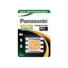 Panasonic Blister 4 Ministilo AAA Ricaricabili 900mAh