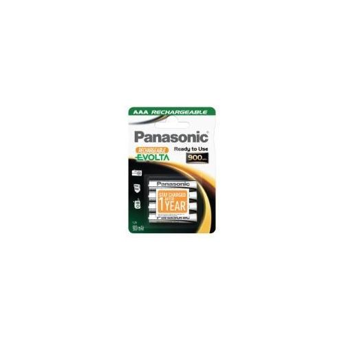 Panasonic Blister 4 Ministilo AAA Ricaricabili 900mAh