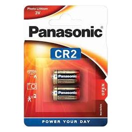 CR2 Pila al Litio per Fotocamera 750mAh 3V Confezione da 2