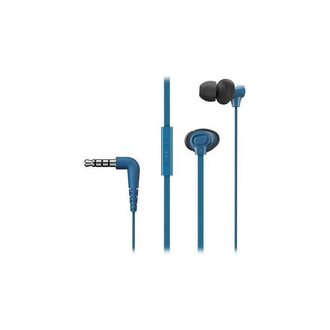 Panasonic Cuffie Intrauricolari con Auricolari Intercambiabili Blu