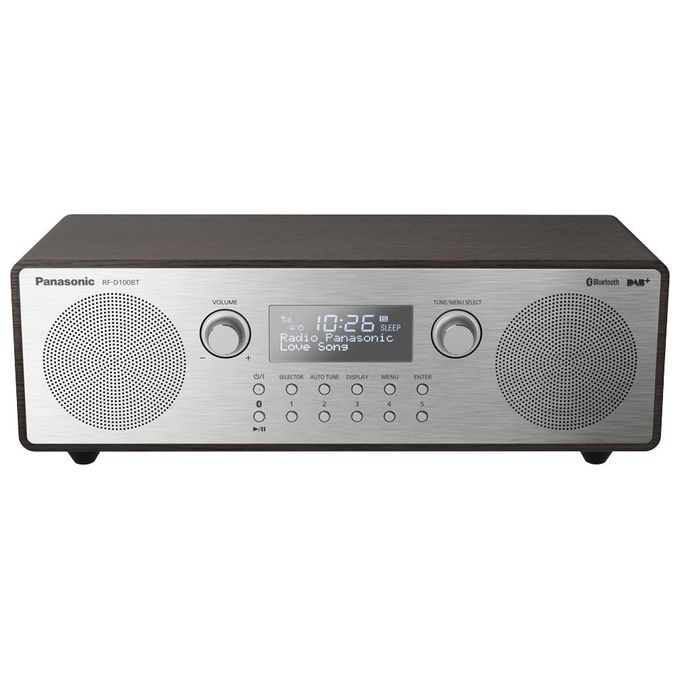 Panasonic Digital-Radio DAB+ BT Aux-In Marrone