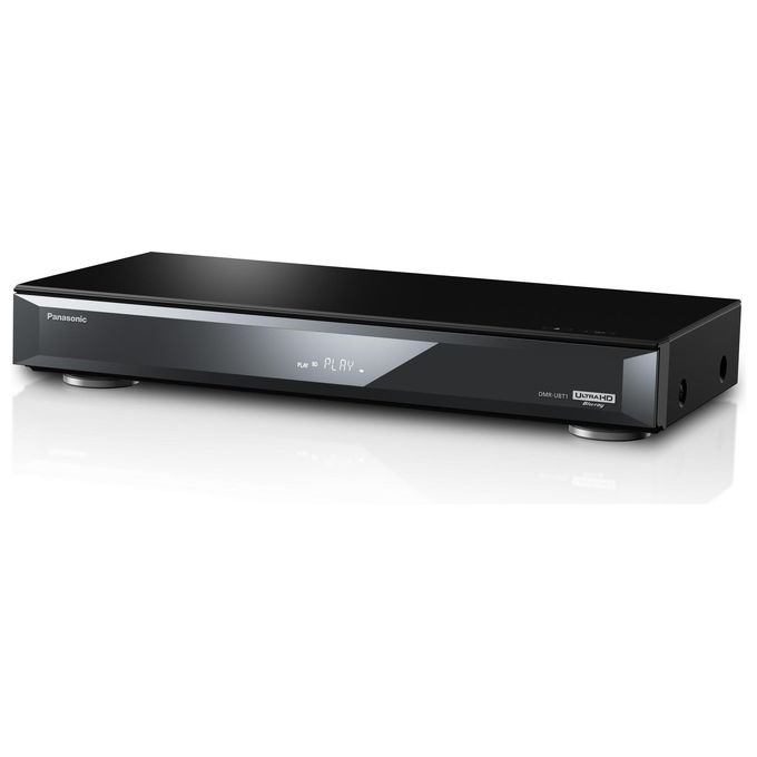 Panasonic DMR-UBT1 Blu-Ray Recorder 4k Nativo HDD 2TB Doppio tuner DVB-T2 - HEVC 3D Nero