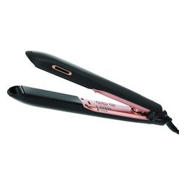 Panasonic EH-PHS9KK825 Piastra per Capelli Stile Professionale con Tecnologia Idratante Nanoe 5 Livelli di Temperatura Rivestimento in Ceramica Nero e Rose Gold