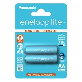 Panasonic Eneloop 2 Batterie Ricaricabili Lite Mignon AA 950mAh