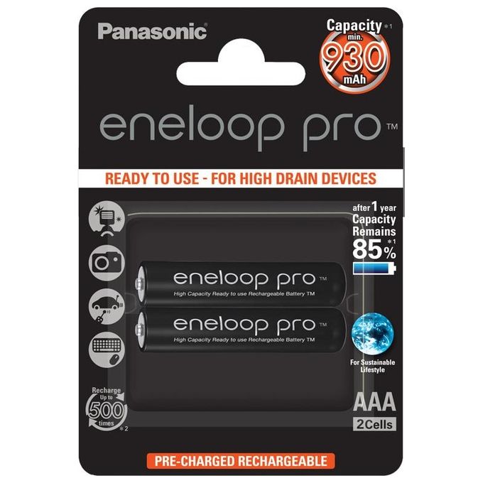 Panasonic Eneloop 2 Batterie Pro Micro AAA 930mAh