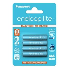 Panasonic Eneloop lite Micro 550mAh AAA Ni-MH 4 Pezzi