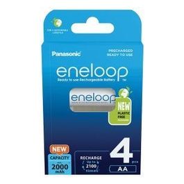 Panasonic Eneloop Mignon AA 2000mAh Ni-MH 4 Pezzi