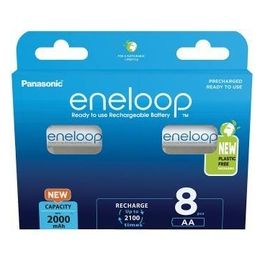 Panasonic Eneloop Mignon AA 2000mAh Ni-MH 8 Pezzi