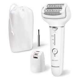 ES-EY31 Epilatore Wet Dry Doppio Disco 60 Pinzette Testina Flessibile Cordless Bianco