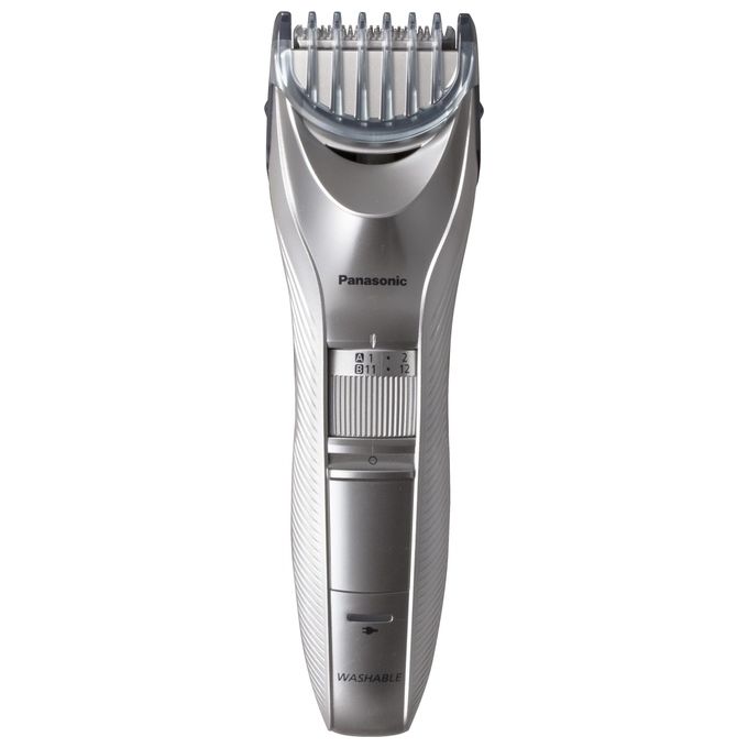 Image of Panasonic ER-GC71-S503 Tagliacapelli Regolabarba Lavabile Taglio 1-20 mm 39 step Pettine 0,5 mm Ricarica 8 ore Autonomia 40 minuti argento