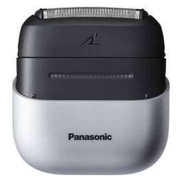 ES-CM3BKS503 Rasoio Elettrico Ultracompatto Ricaricabile Wet e Dry con 3 Lame colore Nero e Argento