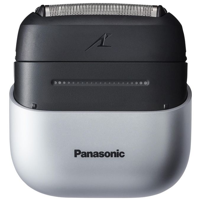Image of Panasonic ES-CM3BKS503 Rasoio Elettrico Ultracompatto Ricaricabile Wet e Dry con 3 Lame colore Nero e Argento