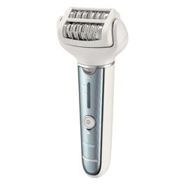 ES-EL 2 Epilatore Wet&Dry Doppio Disco 60 Pinzette Testina Flessibile Cordless Blu/Bianco