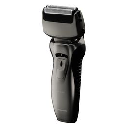 Panasonic ES-RW33-H503 Rasoio Uomo Wet&Dry a 2 Lame Tagliabasette a Scomparsa Design Ergonomico Ricaricabile Grigio Scuro