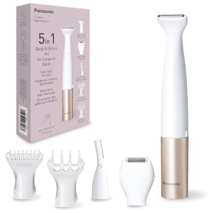 Image of Panasonic Body e Bikini Depilatore 5-in-1 Wet e Dry Oro Bianco