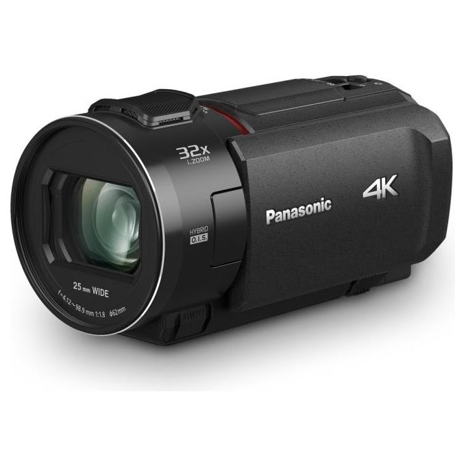 Panasonic HC-VX3E-K Videocamera Compatta Ultra HD 4K Grandangolo 25 mm Zoom ottico 24x 4K Cropping Nero
