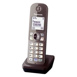 Panasonic KX-TGA681EX Cordless Aggiuntivo Dect/Gap Display 1.8'' Rubrica Vivavoce Mocca/Marrone