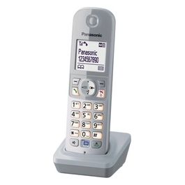 Panasonic KX-TGA681EX Cordless Aggiuntivo Dect/Gap Display 1.8'' Rubrica Vivavoce Silver