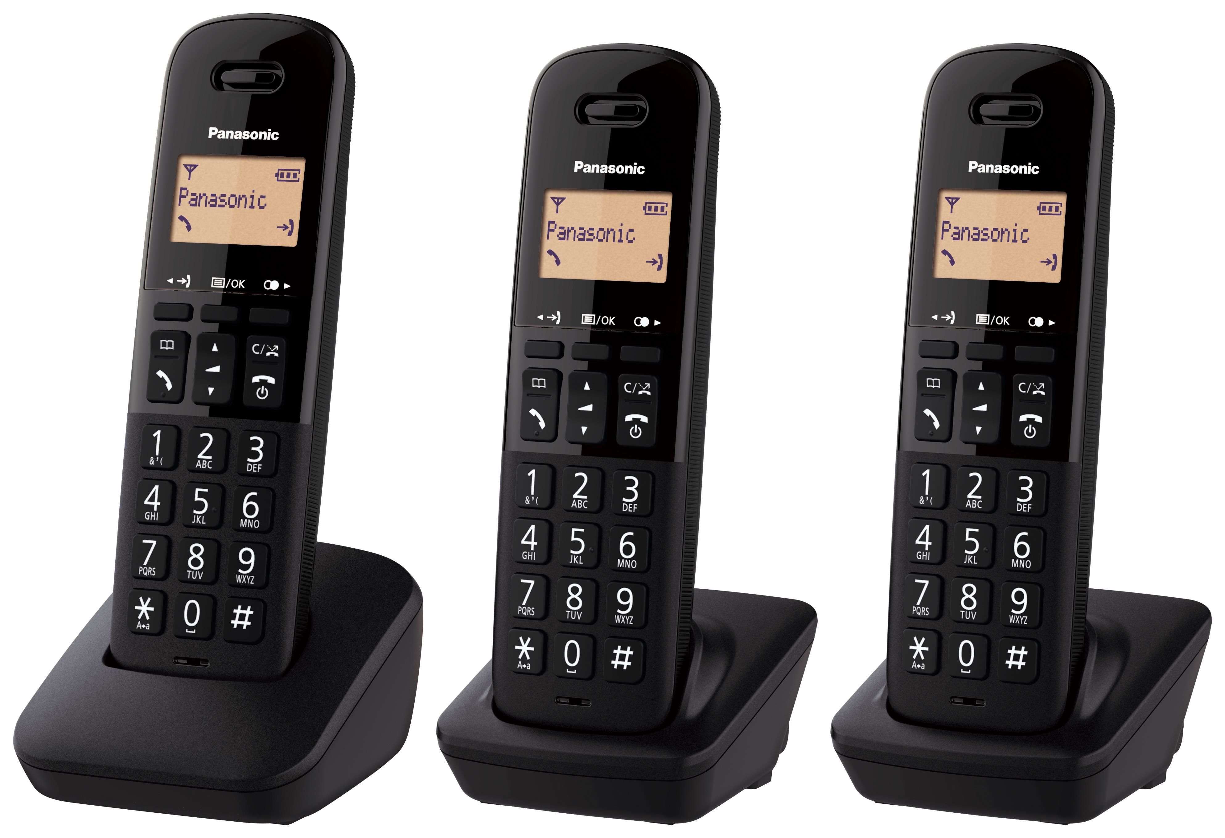 Panasonic KX-TGB613 Telefono Cordless Semplice e Raffinato