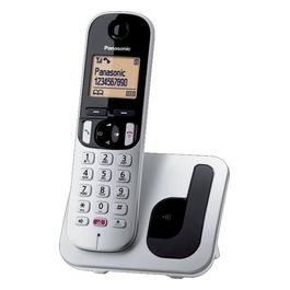 Panasonic KX-TGC250JT Cordless Dect/Gap Display 1,6'' Blocco delle Chiamate ID Chiamante Vivavoce Argento